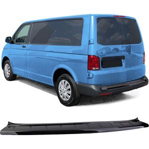 VW Transporter T5 T6 Achterbumper Bescherming Lijst Beschermer Glans Zwart Dubbele Deur Bumper Bumperbescherming