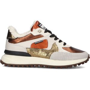 Floris Van Bommel Noppi 34.01 Sneakers - Leer - Dames - Brons - Maat 39,5