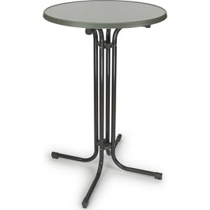 Wicotex-Statafel - grijs- 80cm doorsnede - statafels - cocktailtafel - hoge staan tafel - staantafels - staantafel - partytafel-sterk frame