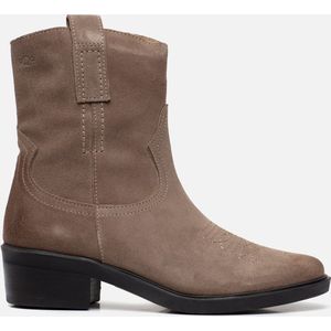 Aqa Cowboylaarzen taupe Suede - Dames - Maat 40