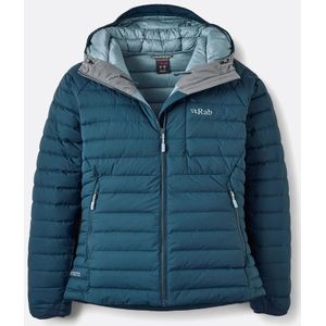 Rab Womens Microlight Windstopper Hoody Donsjack (Dames |blauw)