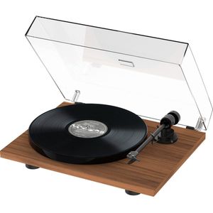 Pro-Ject E1 Phono – Platenspeler met ingebouwde versterker - Analoog – HiFi Stereo - Walnoot