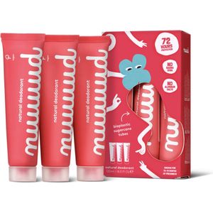 Nuud - Deodorant - XXL pack - nieuwe formule - 3 x 40ml