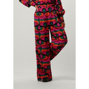 Idano Hilde Sixties Broeken Dames - Fuchsia - Maat S