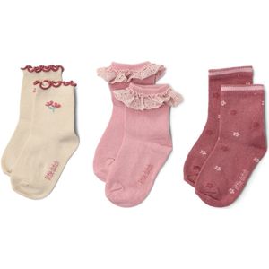Little Dutch – 3-pack sokken biologisch katoen – Fairy Garden – maat 17/19
