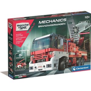 Clementoni Wetenschap & Spel - Mechanica - Brandweerwagen - Constructie Speelgoed - Vanaf 10 Jaar