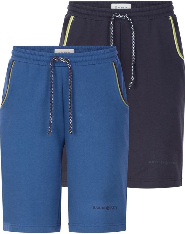 Babista - ELDORIN - Sweat Bermuda - Blauw - Dubbel Pak