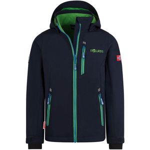 Trollkids - Balestrand Jacket - Softshelljack - Blauw - Kinderen