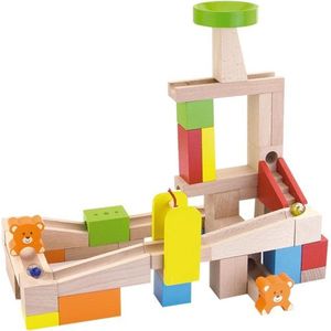 Viga Toys Knikkerbaan Bouwpakket 49-delig