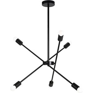 TooLight APP1114-6CP Hanglamp - E27 - 6 Lichtpunten - Zwart