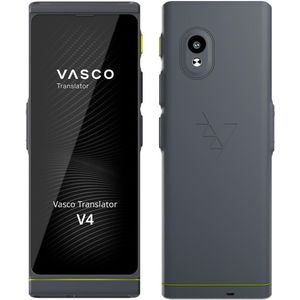 Vasco - Translator V4 - Pocket Vertaaltoestel - Stone Grey - Spraak en Tekst
