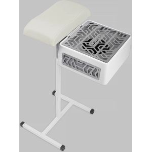 ÜLKA pedicure kit white – complete pedicure set met verstelbare standaard en comfortabel kussen voor professionele nagelsalon en nagelstyliste equipment voor de voet pedicure rack / pedicurestandaard