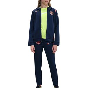 Nike - FC Barcelona - Trainingspak - Donkerblauw Oranje - Full-Zip Woven 2025-2026 Kids
