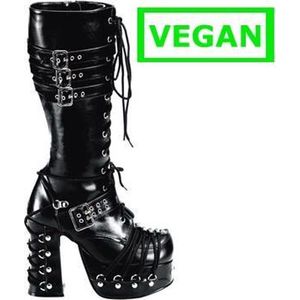 Charade-206 black matt - (EU 37 = US 7) - Demonia