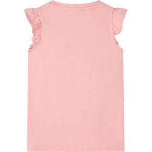 Kindershirt 140 Roze met Ananasprint - Comfortabel