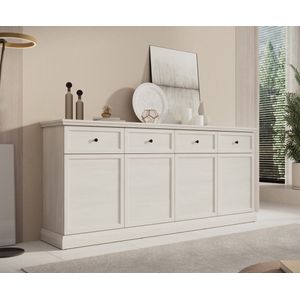 Meubella - Dressoir Leroy - Wit eiken - 193 cm