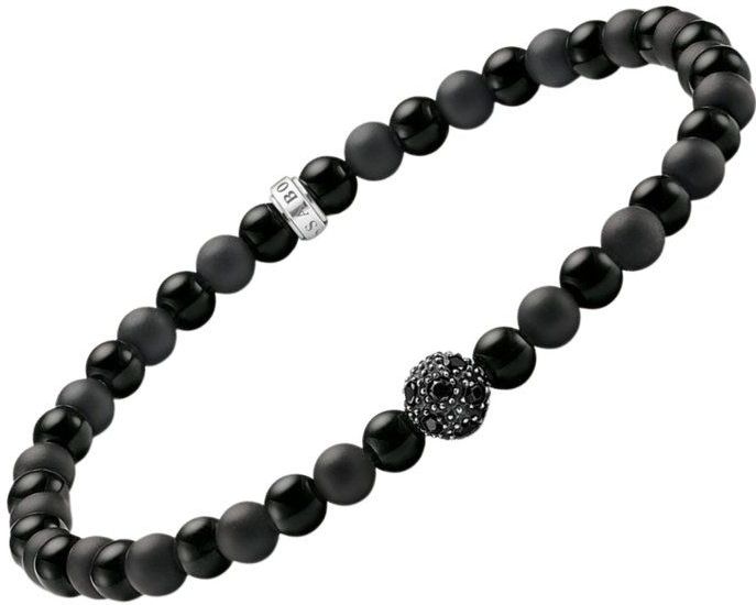 Thomas Sabo - A2184-705-11 - Armband - Zwart - Gerecycled Zilver - Obsidiaan
