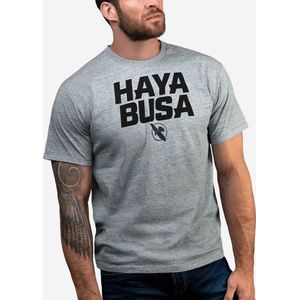 Hayabusa T-Shirt Casual Logo Grijs Small