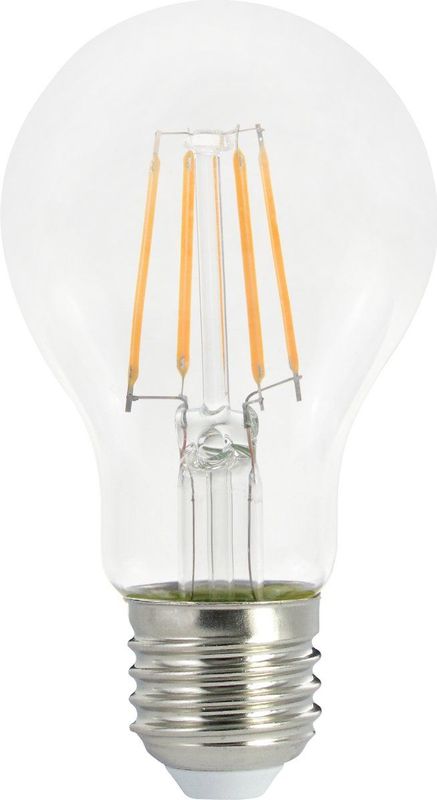 LED's Light LED Lamp E27 - Standaard model peertje - 7W vervangt 60W - Transparant glas