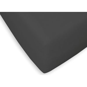 Briljant Home - Hoeslaken Percal voor Topdekmatras - 80 x 200 - Zwart