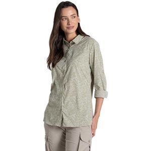Craghoppers Nosilife Arona Overhemd Met Lange Mouwen Groen 46 Vrouw