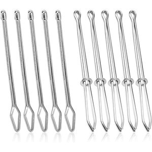 Allecto Plus - Set van 5 Draagbare Platenspeler Adapters - Stevig Metaal - Handige Accessoires voor Platenspelers