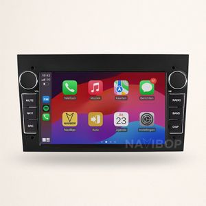 NAVIBOP NB-4658 - Android Autoradio - Zwart - 7 inch - Draadloos CarPlay & Android Auto