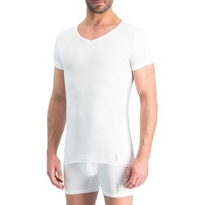 Noshirt SoftTouch Tencel - Ondershirt - Reguliere V-Hals - Tencel - Wit - M