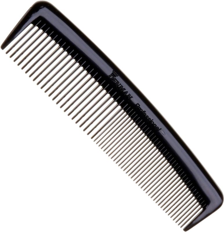 Denman - D27 Pocket Comb - Zwart - Kam - 1 st