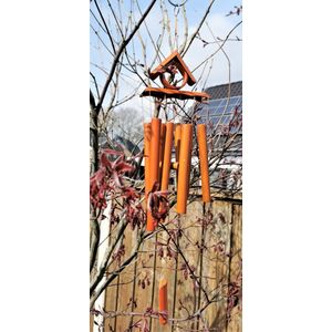 Handgemaakte – Japanse - bamboe - windgong - hanger met - Zen - geluid - Ornament – terras - tuin - interieurdecoratie