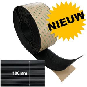 Antislip tape - Antislipstrip - Trapprofiel - Zelfklevend - Zwart - Breedte 100mm - 10 meter
