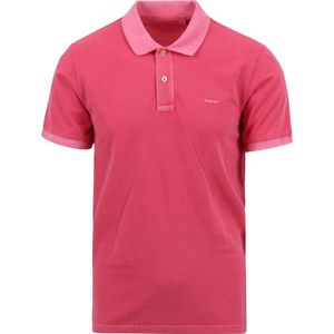 Gant - Polo Sunfaded Roze - Regular-fit - Heren Poloshirt Maat M