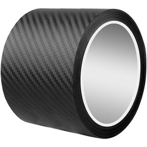 Koolstofvezelfolie - Lakbescherming - 1 stuk - Zwart - 10 cm x 3 m