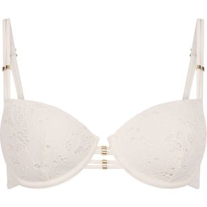 Hunkemöller Dames Badmode Bikini Top Crochet - Wit - maat B75