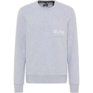 DreiMaster - Sweatshirt - Licht Grijs Melange - Ronde Hals