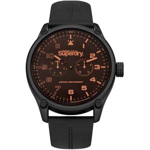 Superdry - Heren Horloge Aviator SYG208OB - Zwart