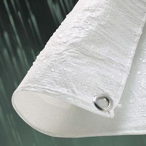 Wovar - Afdekzeil - Wit - 4 x 6 Meter - Waterdicht - 110 gram per m²