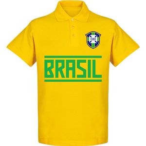 Brazilë Team Polo Shirt - Geel - XL