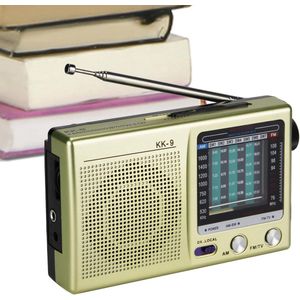 Draagbare AM/FM Radio voor Thuis en Reizen - Compacte en Lichtgewicht Ontspanning