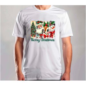 Kerstkus - T Shirt - MerryChristmas - ChristmasVibes - Funny - Sarcasm - VrolijkKerstfeest - Kerstmis - Grappig - Sarcasme