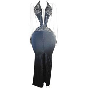 Jurk - Onesize - Zwart strand jurk met steentjes sexy jurkje van badpakken stof