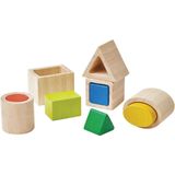 PlanToys Houten Speelgoed Geo matching blokken