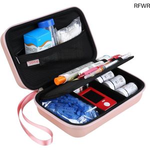 RFWR® Etui voor Glucosemeter en Diabetische Benodigdheden - Harde EVA Organisator voor Reis