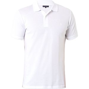 Felix Hardy Tricot Polo Shirt Korte Mouwen - 100% Katoen Heren Wit - Xxl