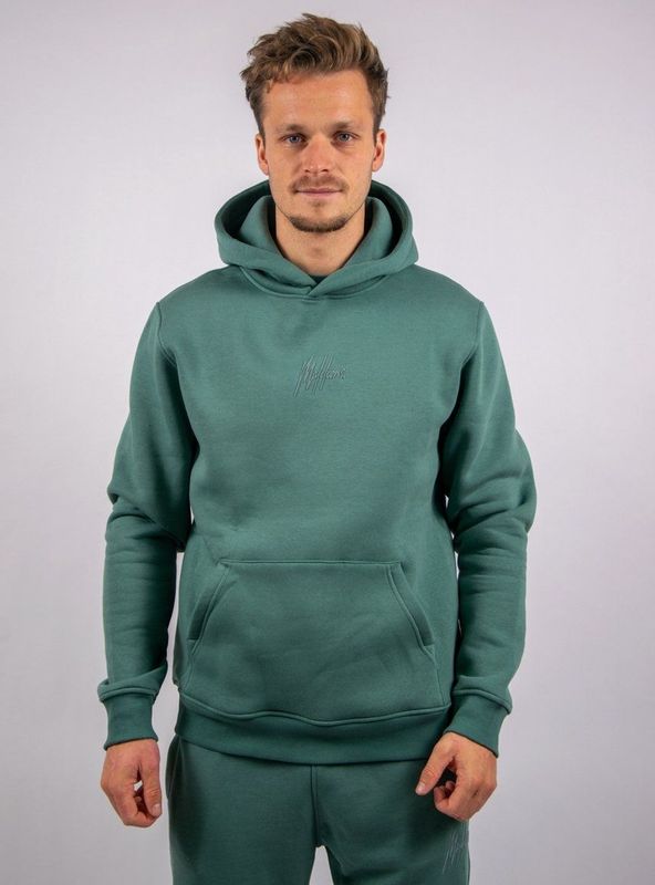 Malelions - Striped Signature - Hoodie - Groen