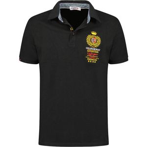 Geographical Norway Heren Expedition Polo Kauri Zwart - XXL