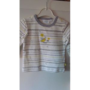 Feetje shirt met slakjes en streepjes maat 62