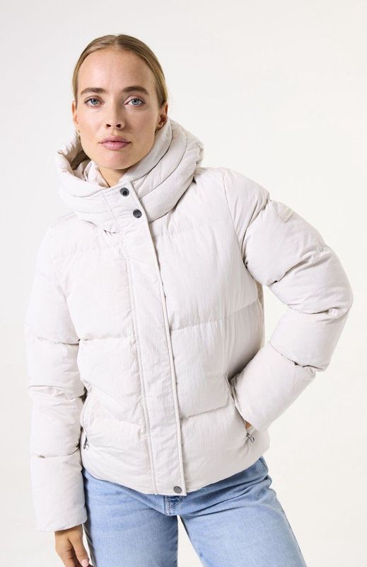 GARCIA - Gewatteerde Puffer - Wit - Dames Jas
