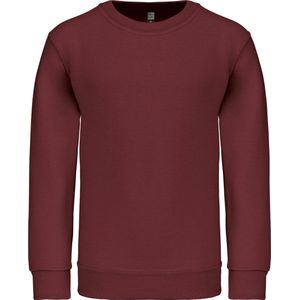 Kariban Kindersweater ronde hals K475 - Wine - 6/8 Y (6/8 ans)
