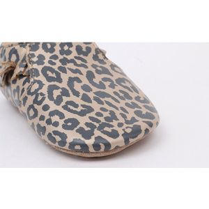 Bobux Babyslofjes Soft Soles Gold Leopard Print - Medium